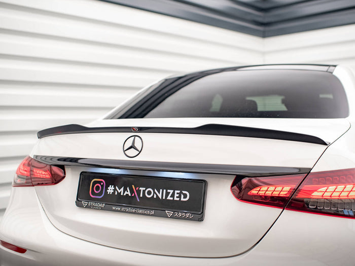 Mercedes E Sedan AMG Line W213 Facelift Spoiler CAP - Maxton Design