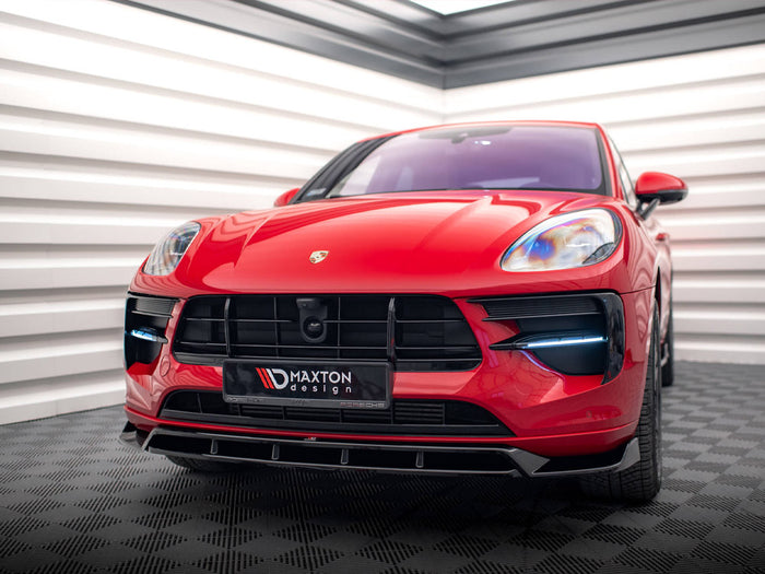 Porsche Macan Mk1 Facelift Front Splitter V.2 - Maxton Design