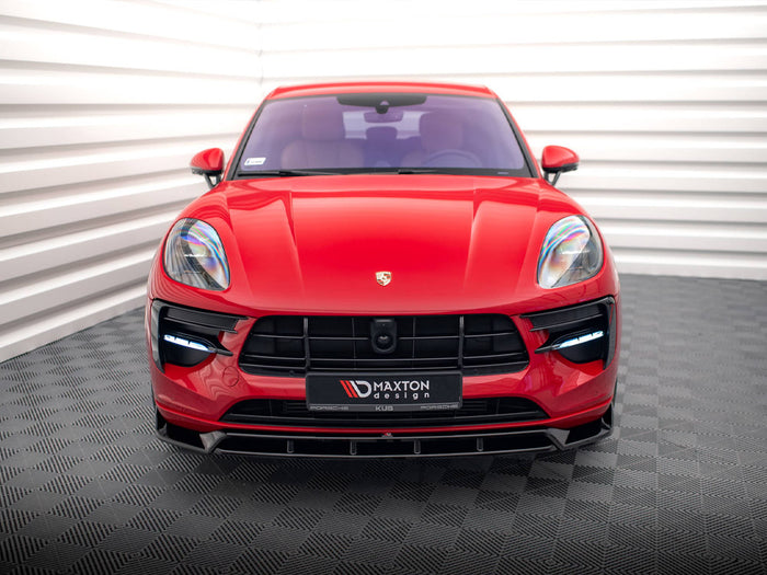 Porsche Macan Mk1 Facelift Front Splitter V.2 - Maxton Design