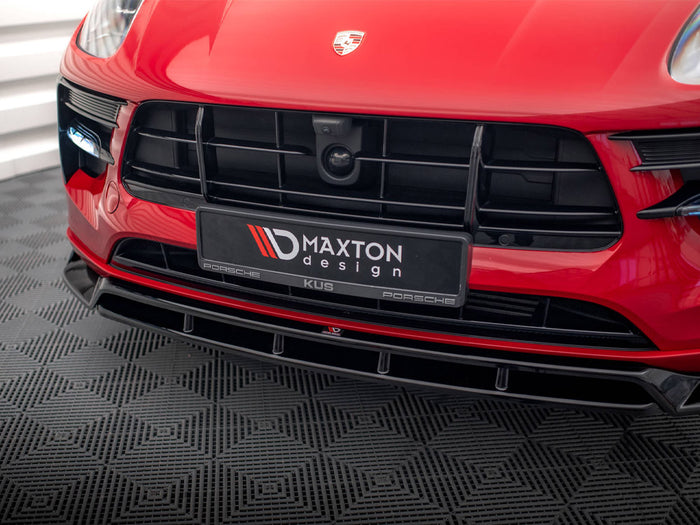 Porsche Macan Mk1 Facelift Front Splitter V.2 - Maxton Design