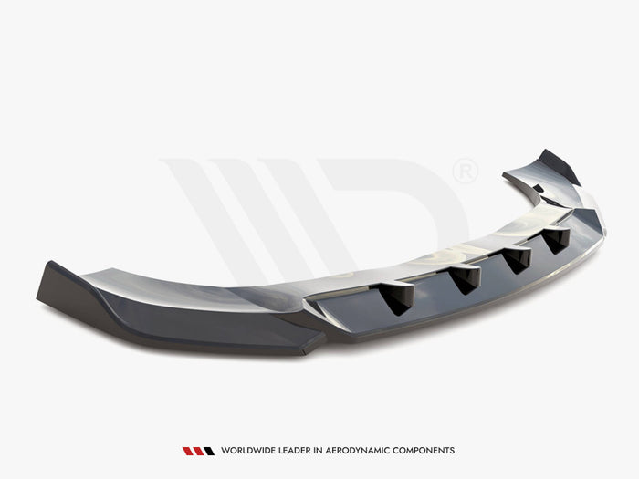 Porsche Macan Mk1 Facelift Front Splitter V.1 - Maxton Design