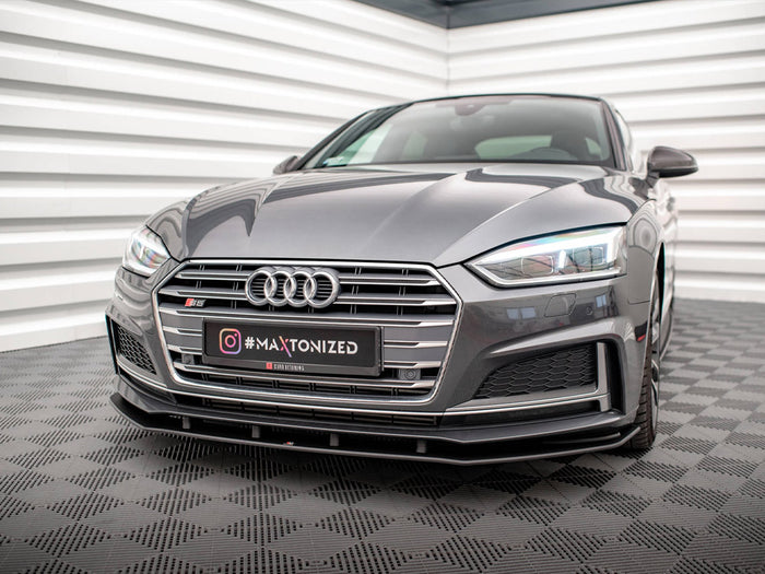 Audi A5 S-Line / S5 Coupe / Sportback F5 Street PRO Front Splitter - Maxton Design