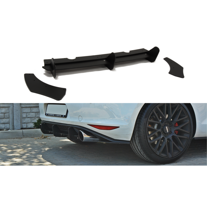 Maxton Design Rear Diffuser - VW Golf GTI MK7