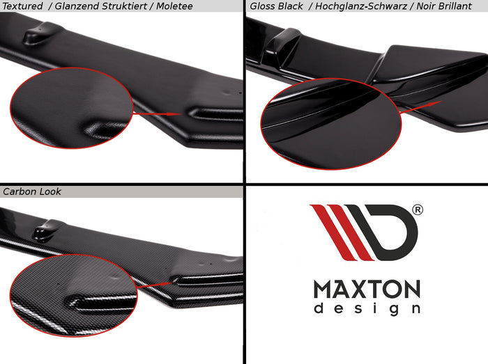 Audi S4 B8/ A4 B8 S-line Facelift Front Splitter V.2 - Maxton Design