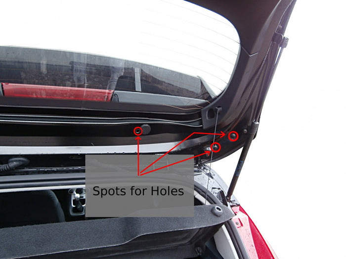 Ford Fiesta MK7 Roof Spoiler - Maxton Design
