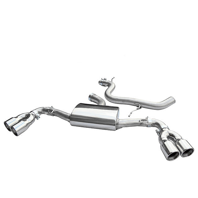Audi TT (Mk2) 1.8/2.0 TFSI (2WD) (2007-11) Cat Back Performance Exhaust - Cobra Sport