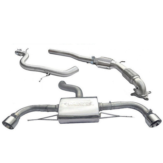 Audi TT (Mk2) 1.8/2.0 TFSI (2WD) 2011-14 Dual Exit Turbo Back Performance Exhaust - Cobra Sport