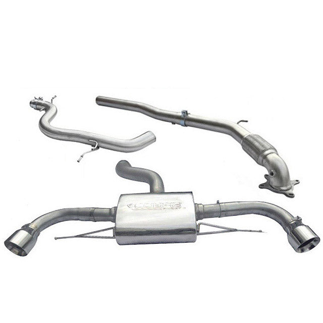 Audi TT (Mk2) 1.8/2.0 TFSI (2WD) 2011-14 Dual Exit Turbo Back Performance Exhaust - Cobra Sport