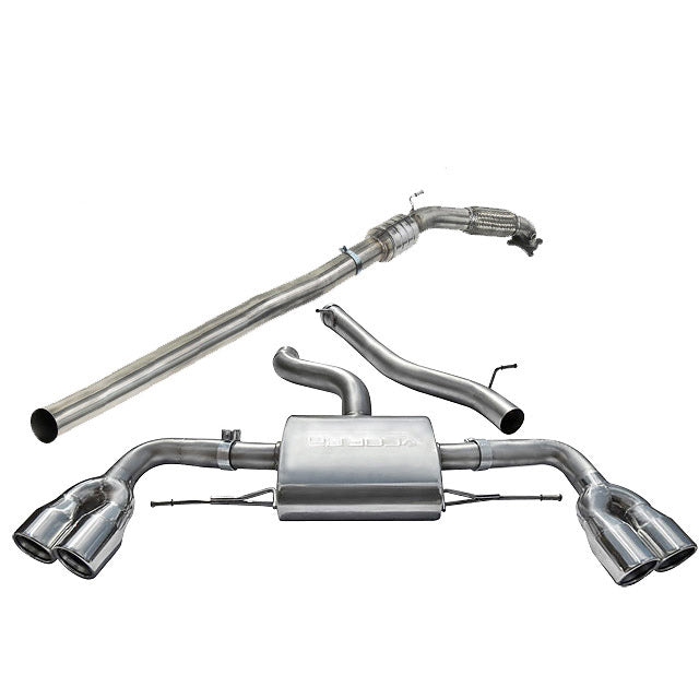 Audi TTS (Mk2) Quattro Turbo Back Performance Exhaust - Cobra Sport