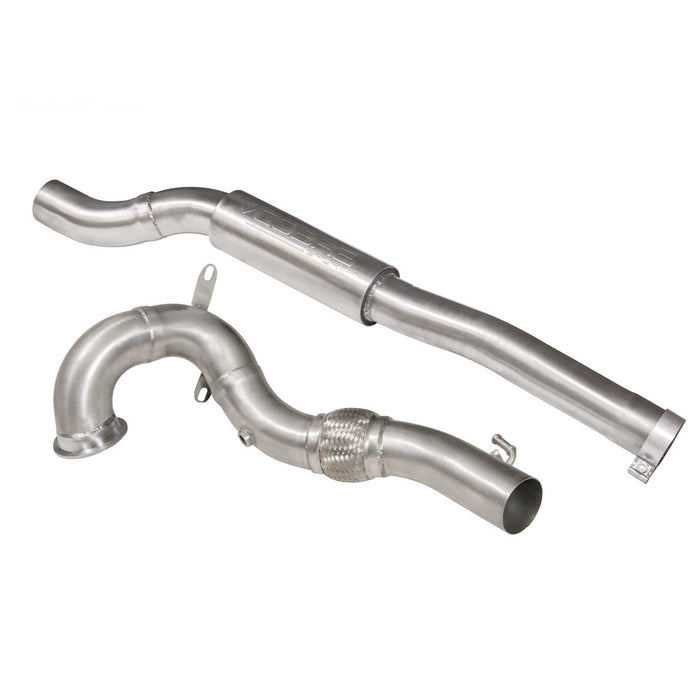 Audi TTS (Mk3) 2.0 TFSI Front Downpipe Sports Cat / De-Cat Performance Exhaust - Cobra Sport