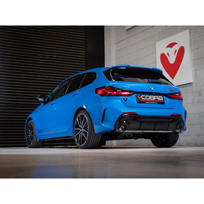 BMW M135i (F40) Venom Turbo Back Box Delete Race Performance Exhaust - Cobra Sport