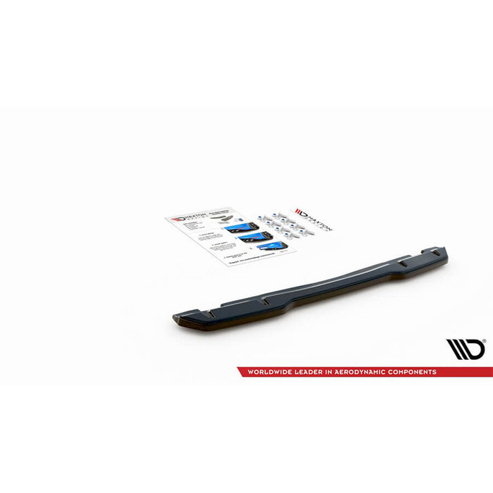 Toyota-Yaris-GR-Central-Rear-Splitter-(Gloss Black)-Maxton-Design5