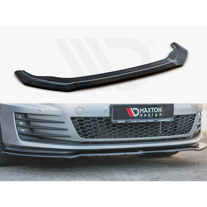 VW Golf GTI MK7 Front Splitter V2 (13-16) - Maxton Design