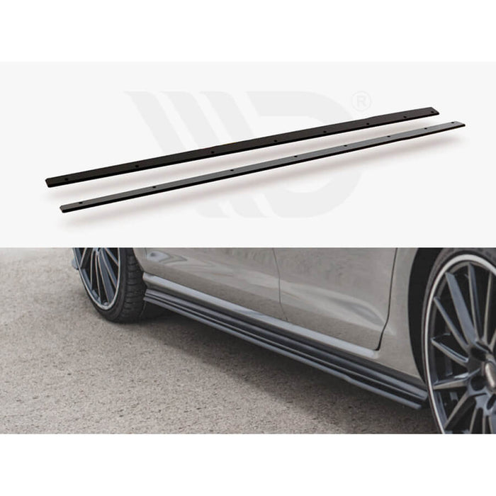 VW Golf GTI MK7 Racing Durable Side Skirt Splitters (13-16) - Maxton Design
