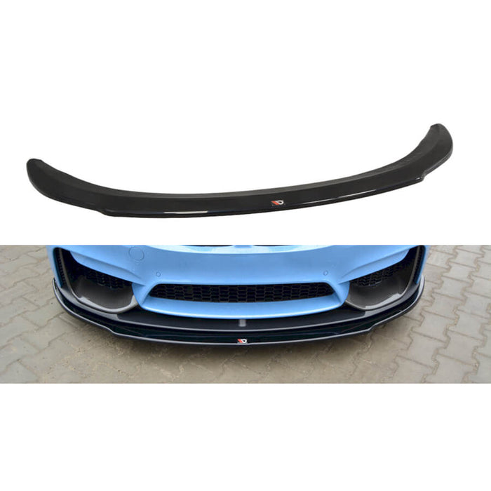 BMW-M4-(2014-2020)-Front-Splitter-(Gloss Black)-Maxton-Design