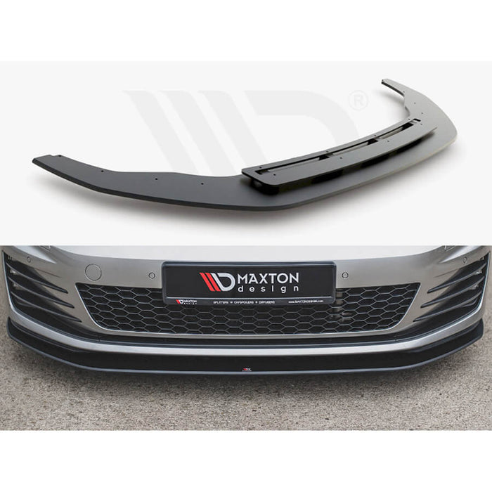 VW Golf GTI MK7 (13-16) Racing Durability Front Splitter - Maxton Design