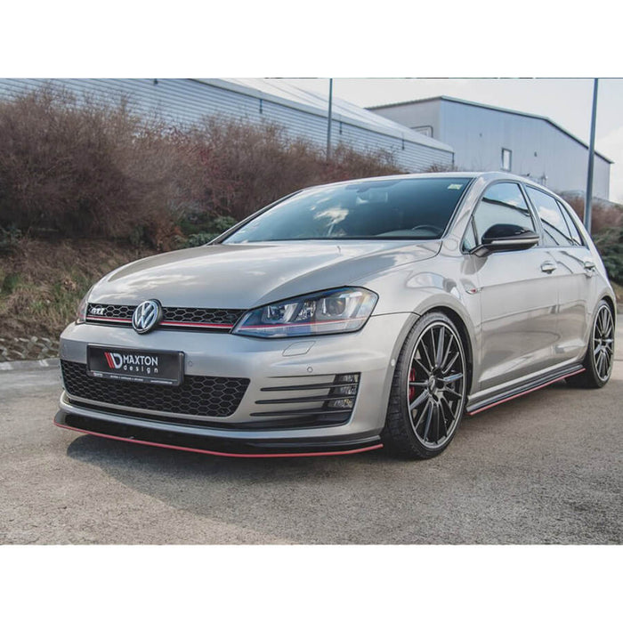 VW Golf GTI MK7 Racing Durable Side Skirt Splitters (13-16) - Maxton Design