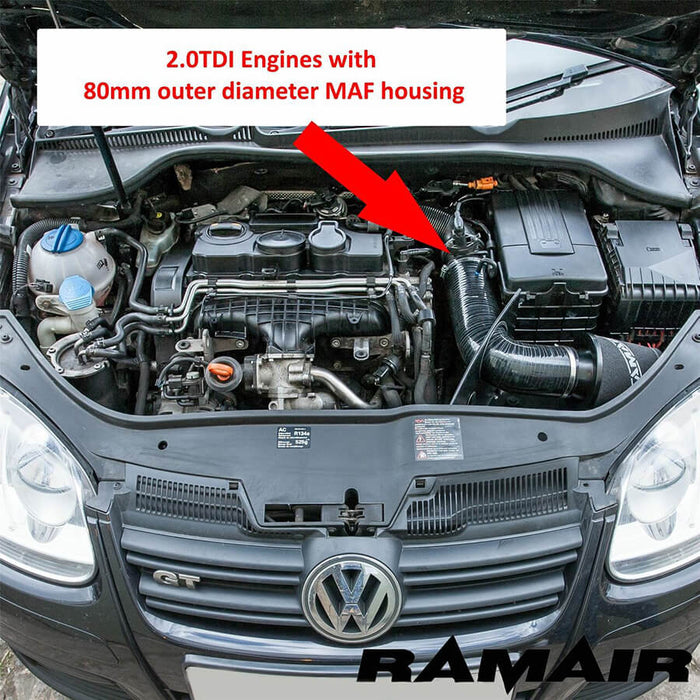 Audi A3 2.0 TDI Performance Intake Kit - RAMAIR