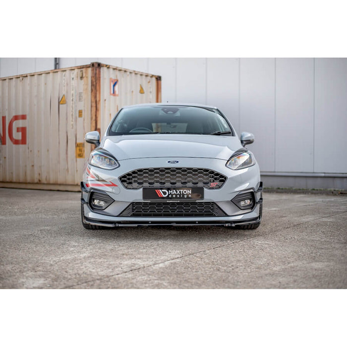 Ford Fiesta ST / ST Line MK8 Front Splitter V4 - Maxton Design