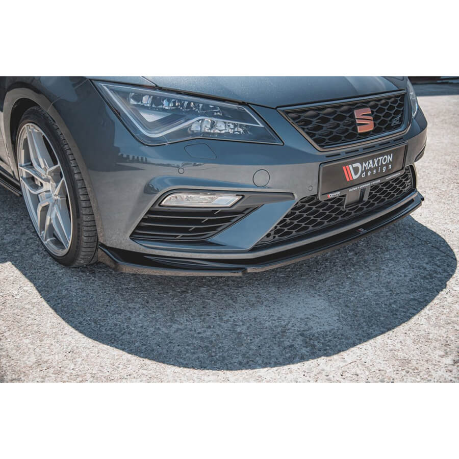 Maxton Design Front Splitter Seat Leon Mk3 Cupra / FR