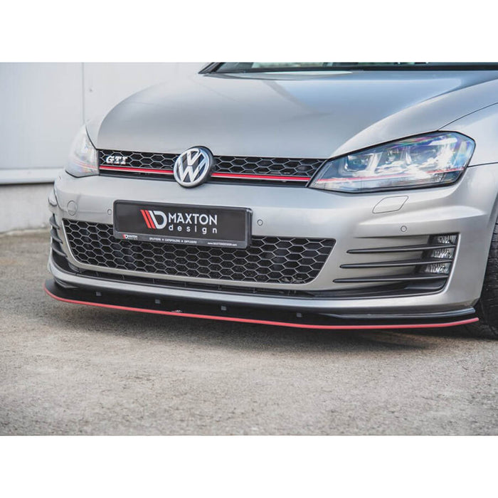 VW Golf GTI MK7 (13-16) Racing Durability Front Splitter - Maxton Design