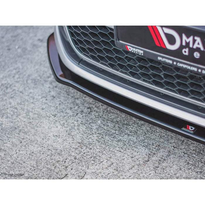 VW Golf GTI MK7 Front Splitter V2 (13-16) - Maxton Design