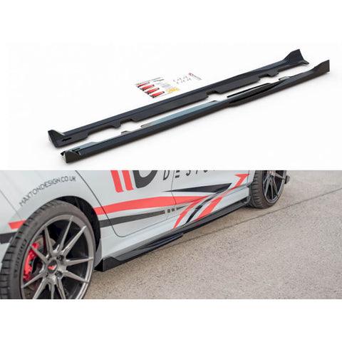 Fiesta ST Side Skirt Diffusers V3 - Maxton Design