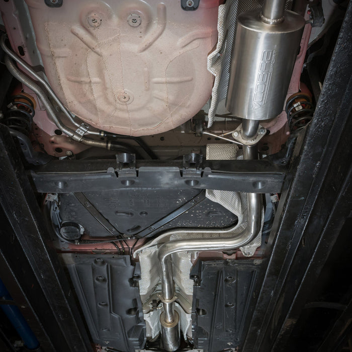 Ford Fiesta (Mk8) 1L EcoBoost ST-Line (ST Style) Twin Tip Catback Performance Exhaust - Cobra Sport