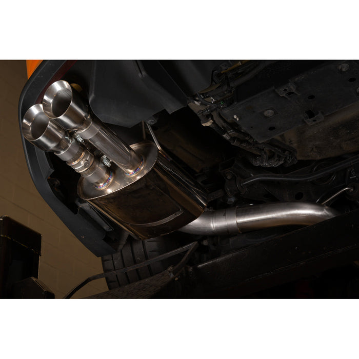 Ford Mustang 5.0 V8 GT (2018>) Facelift 3" Valved Cat Back Performance Exhaust - Cobra Sport
