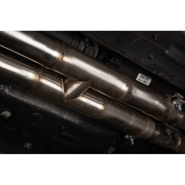 Ford Mustang 5.0 V8 GT (2018>) Facelift 3" Valved Cat Back Performance Exhaust - Cobra Sport
