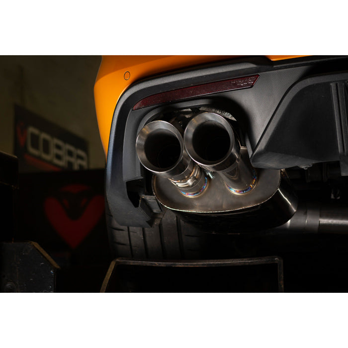 Ford Mustang 5.0 V8 GT (2018>) Facelift 3" Valved Cat Back Performance Exhaust - Cobra Sport