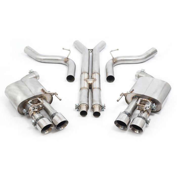 Ford Mustang 5.0 V8 GT (2018>) Facelift 3" Valved Cat Back Performance Exhaust - Cobra Sport
