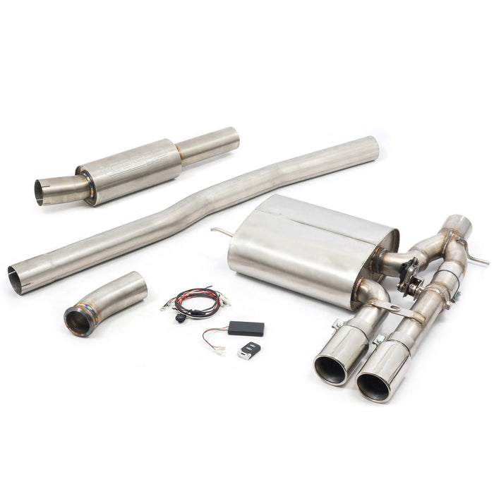 Mini GP3 (Mk3) JCW (F56) 3" Valved Cat Back Performance Exhaust - Cobra Sport