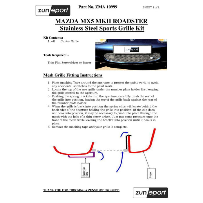Mazda Mx-5 Mark 2 - Zunsport