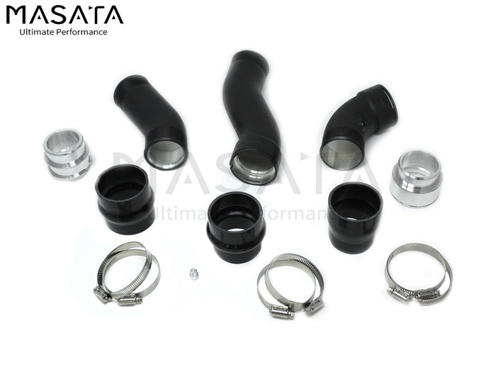 Masata BMW N47 F20 F22 F30 F32 Aluminium Chargepipe & Turbo to Intercooler Pipe (120d, 220d, 318d, 320d, 420d, X3 18d & X3 20d) - ML Performance UK