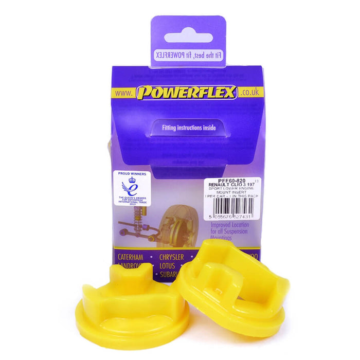 Powerflex Lower Engine Mount Insert - Renault Clio