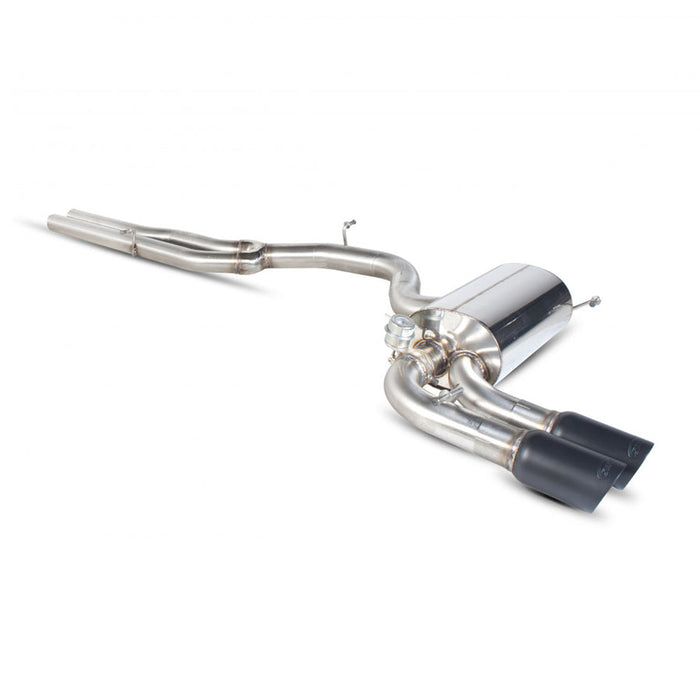 Audi RS3 8P Non-Resonated Secondary Cat Back Exhaust - Scorpion Exhausts