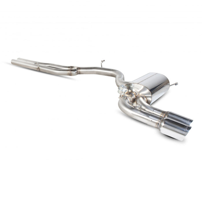 Audi RS3 8P Non-Resonated Secondary Cat Back Exhaust - Scorpion Exhausts