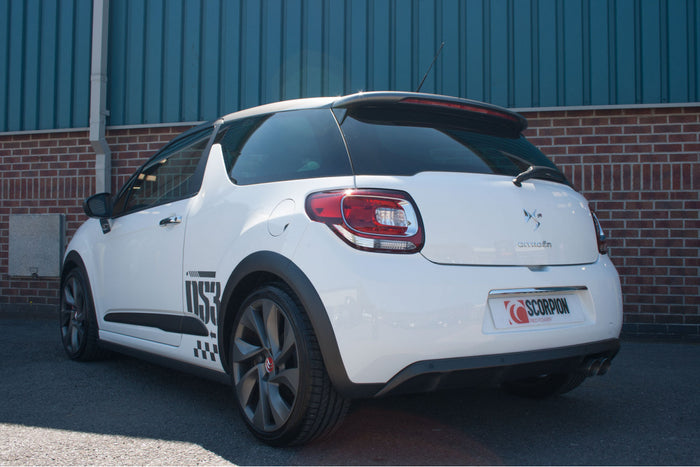 Citroen DS3 RACING & 1.6T 2011 - 2015 Cat-Back - Scorpion Exhausts