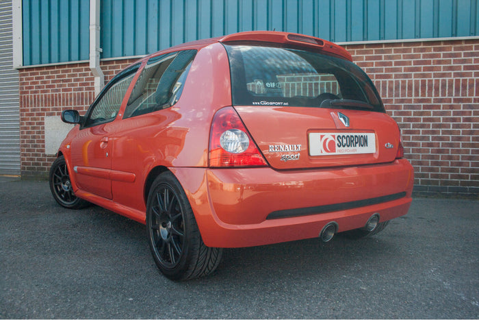 Renault MK2 CLIO 182 2003 - 2006 Cat-Back - Scorpion Exhausts