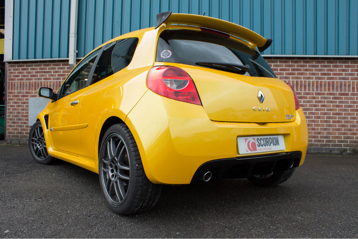 Renault MK3 CLIO 197 2006 - 2009 Cat-Back - Scorpion Exhausts