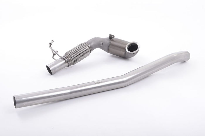 Volkswagen Golf MK7 R 2.0 TSI 300PS (ECE Approved & 76.2mm Systems) From 2014 To 2016 Large Bore Downpipe and Hi-Flow Sports Cat - Milltek Sport