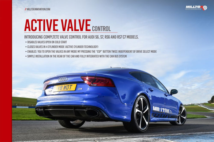 Audi S4 3.0 Turbo V6 B9 - Saloon/Sedan & Avant (Non Sport Diff Models) From 2016 To 2024 - Active Valve Control