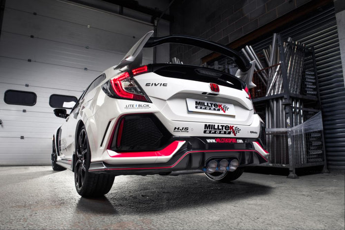 Honda Civic Type R FK8 2.0 i-VTEC (Both OPF/GPF & Non OPF/GPF Models) From 2017 To 2022 Cat-back - Milltek Sport
