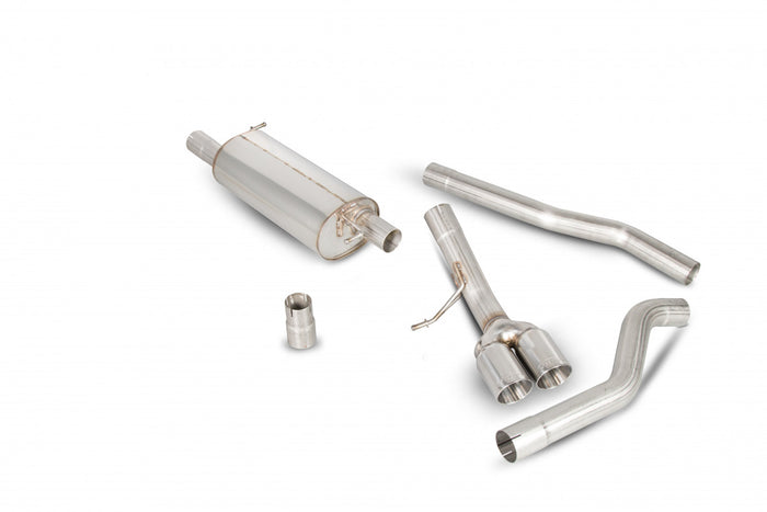 Volkswagen Transporter T5 2.5TDi (03-09) / T5 2.0 (10-15) / T5 & T6 2.0 BiTDi (15-ON) SWB/LWD 2WD Cat-Back - Scorpion Exhausts