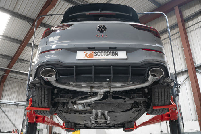 Volkswagen MK8 Golf GTI CLUBSPORT 2020 - 2022 GPF-Back/Predator GPF-Back - Scorpion Exhausts