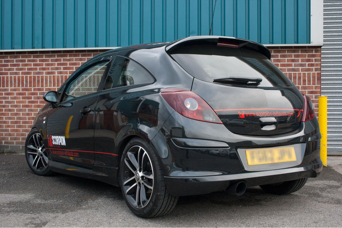 Vauxhall Corsa D 1.4T BLACK Edition 2012 - 2015 Rear Silencer - Scorpion Exhausts