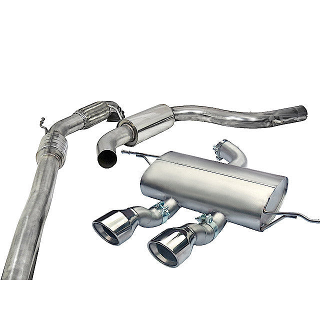 Seat Leon Cupra R Mk2 1P 2.0 T FSI (10-12) Turbo Back Performance Exhaust - Cobra Sport