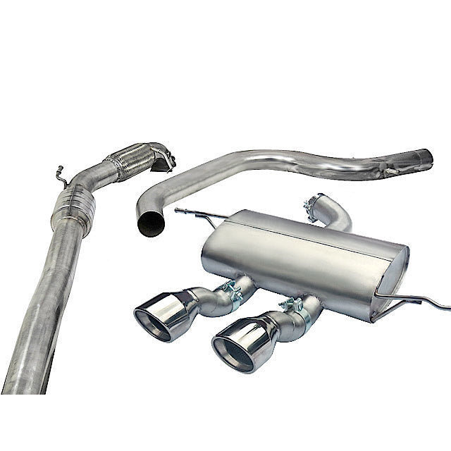 Seat Leon Cupra R Mk2 1P 2.0 T FSI (10-12) Turbo Back Performance Exhaust - Cobra Sport