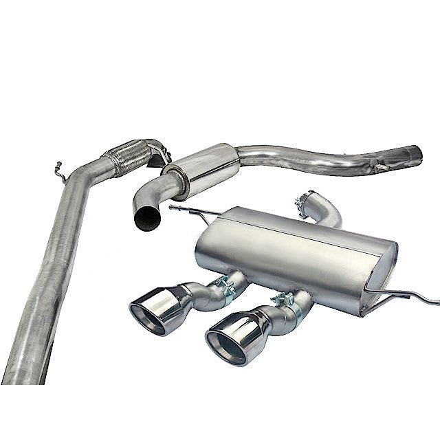 Seat Leon Cupra R Mk2 1P 2.0 T FSI (10-12) Turbo Back Performance Exhaust - Cobra Sport